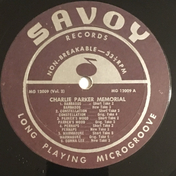 Charlie Parker Memorial Vol. 2