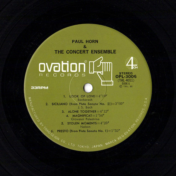 Paul Horn & The Concert Ensemble