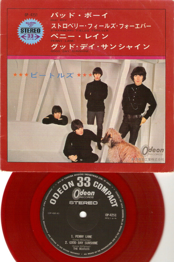 Master Release: Bad Boy / Strawberry Fields Forever / Penny Lane / Good Day Sunshine by The Beatles