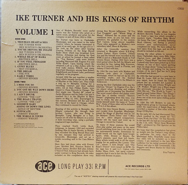 Ike Turner & His Kings Of Rhythm Volume 1
