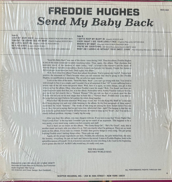 Release: Send My Baby Back-Vinyl-US-1968-WDS 664-34160185