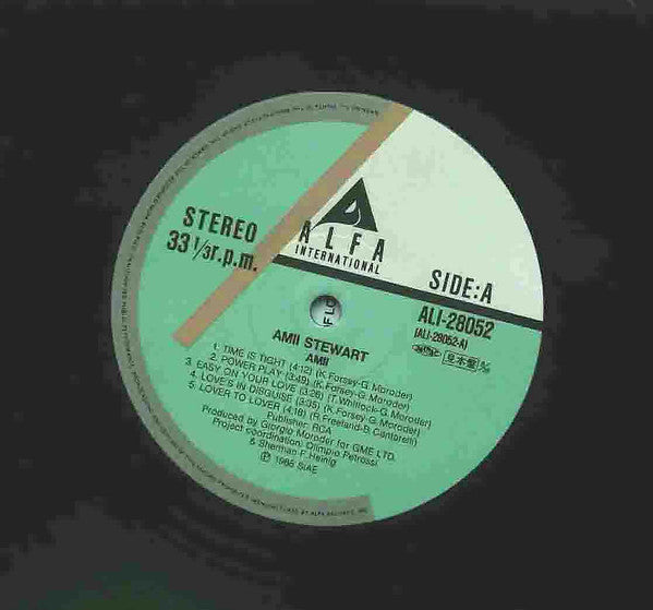 Release: Amii-Vinyl-Japan-1987-ALI-28052-11881605