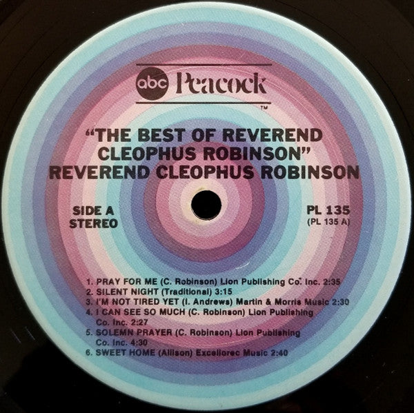 Master Release: The Best Of Reverend Cleophus Robinson by Reverend Cleophus Robinson