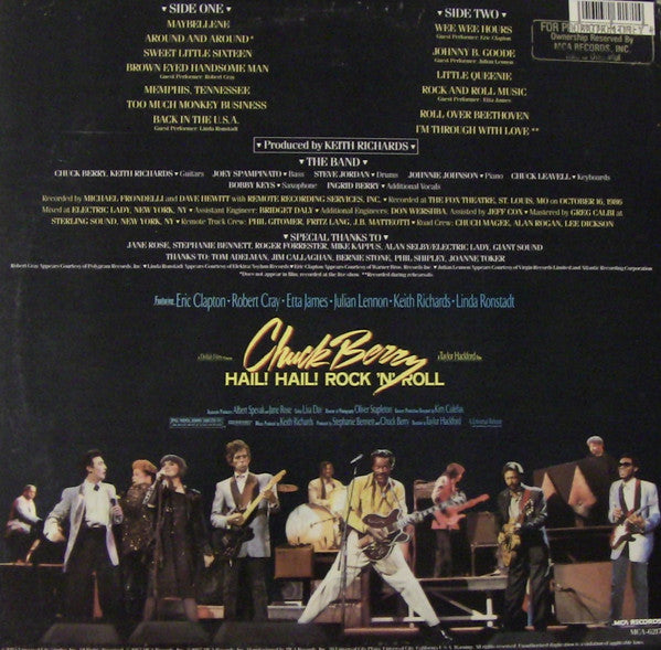 Release: Hail! Hail! Rock 'N' Roll (Original Motion Picture Soundtrack)-Vinyl-US-1987-MCA-6217-15146238