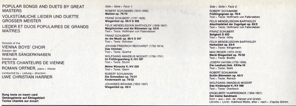 Popular Songs And Duets By Great Masters