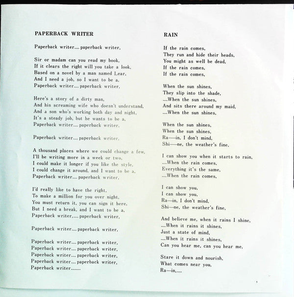Paperback Writer / Rain