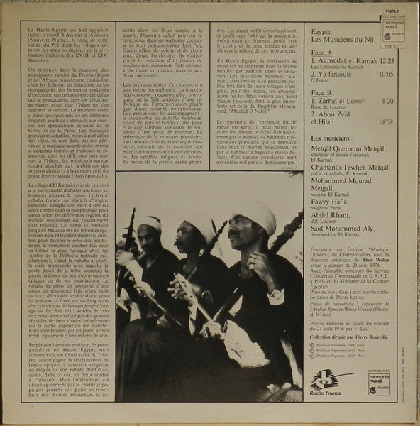 Master Release: Egypte by The Musicians Of The Nile