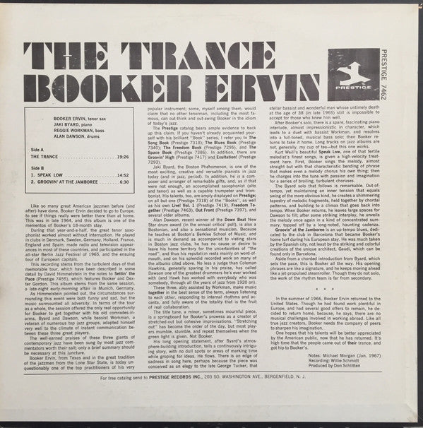 Master Release: The Trance by Booker Ervin