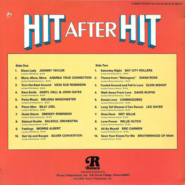 Master Release: Hit After Hit by Various