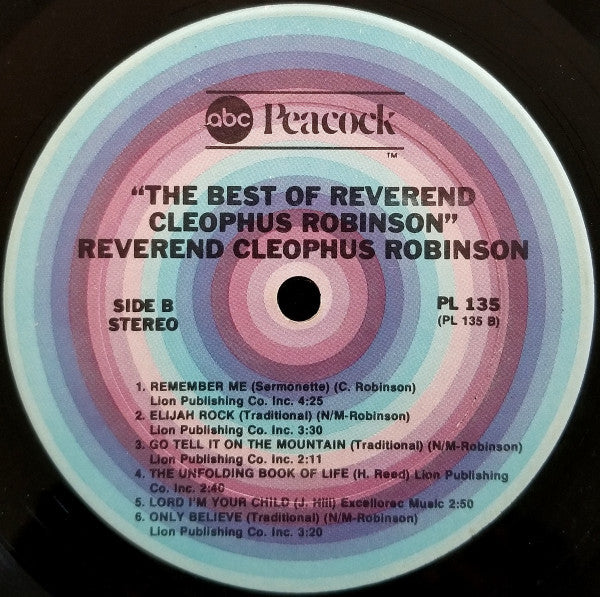 Master Release: The Best Of Reverend Cleophus Robinson by Reverend Cleophus Robinson