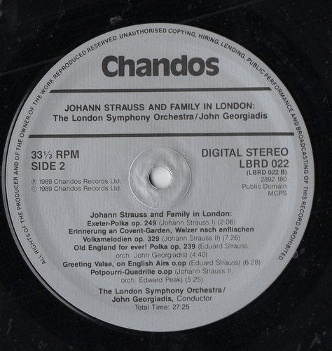 Johann Strauss And Family In London