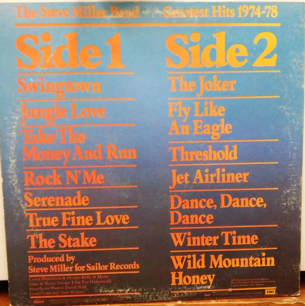 Release: Greatest Hits 1974-78-Vinyl-US-1978-SOO-11872, SO-11872-10432721