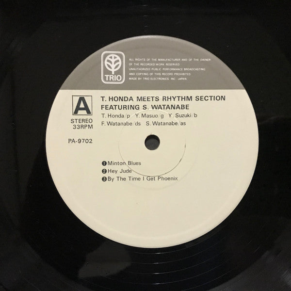 T. Honda Meets Rhythm Section Featuring S. Watanabe