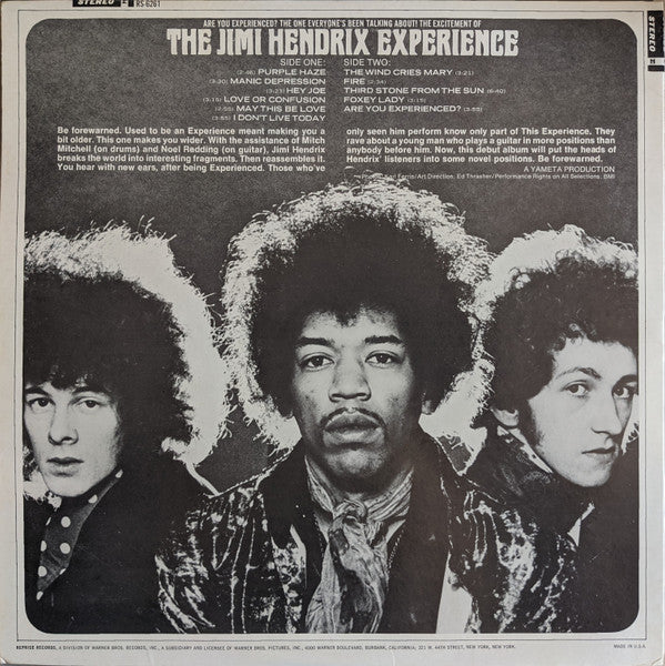 Release: Are You Experienced-Vinyl-US-1977-RS-6261-23011733