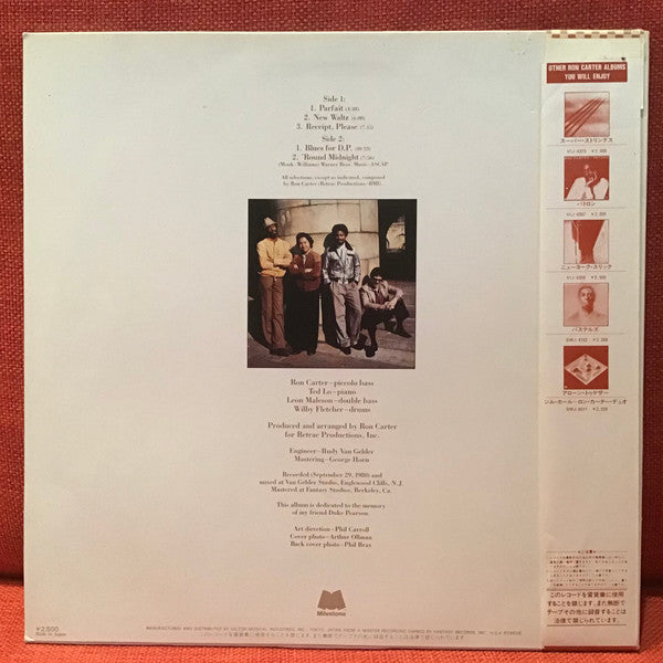Master Release: Parfait by Ron Carter Quartet