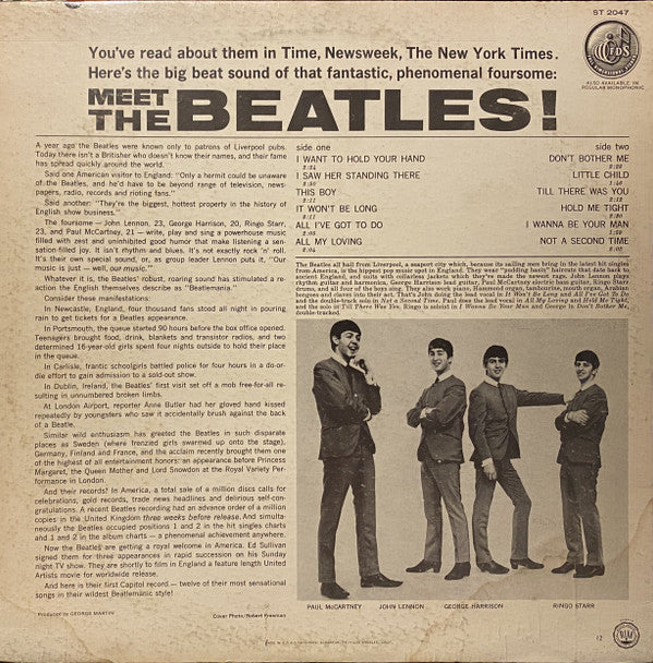 Release: Meet The Beatles!-Vinyl-US-1971-ST 2047, ST-2047-12901679