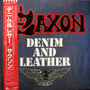 Saxon - Denim And Leather (Vinyl, LP, Album, Promo) Very Good Plus (VG+) / Very Good Plus (VG+)