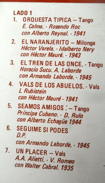 Buenos Aires Tiempo D'arienzo