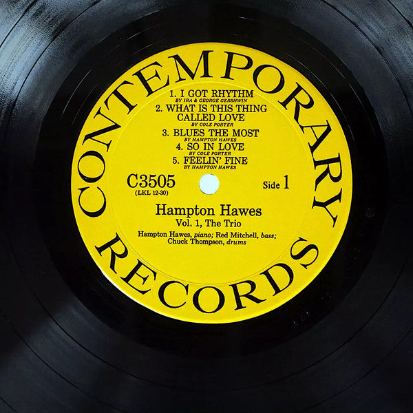 Release: Hampton Hawes Vol. 1: The Trio-Vinyl-US-None-C3505-31959179