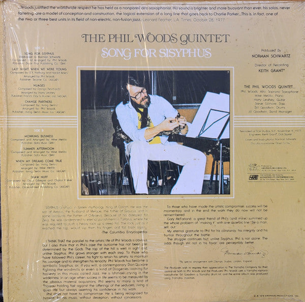 Release: Song For Sisyphus-Vinyl-US-1978-G-901-15403615
