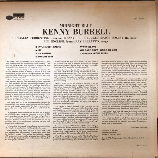 Release: Midnight Blue-Vinyl-US-1971-BLP 4123/84123, BST-84123-10625525