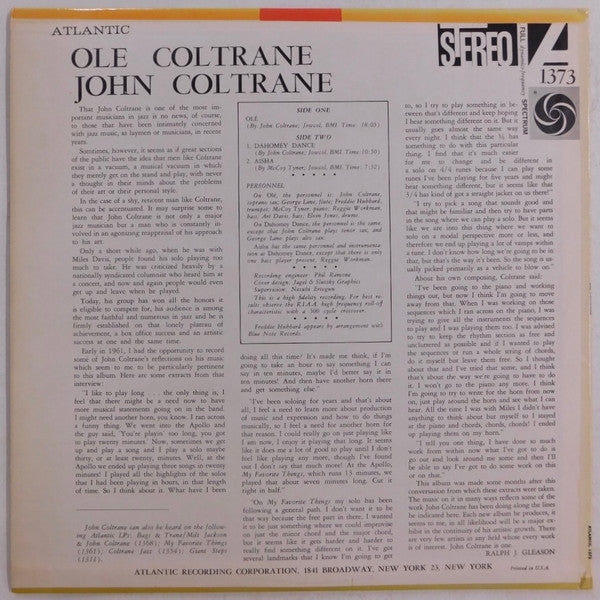 Olé Coltrane