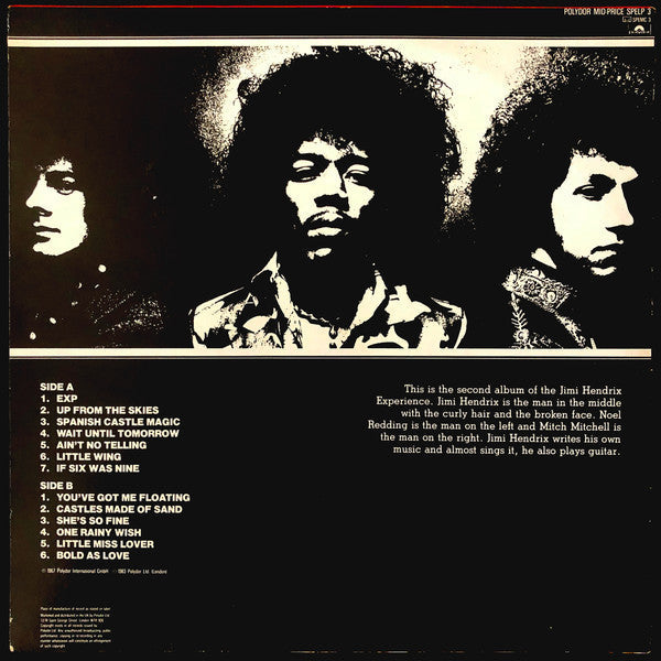 Release: Axis: Bold As Love-Vinyl-UK-1983-SPELP 3, 2343 097-24323258