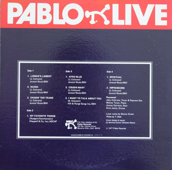 Release: Afro Blue Impressions-Vinyl-Japan-1977-MTZ 8501/2, MTZ 8501/2-14355984