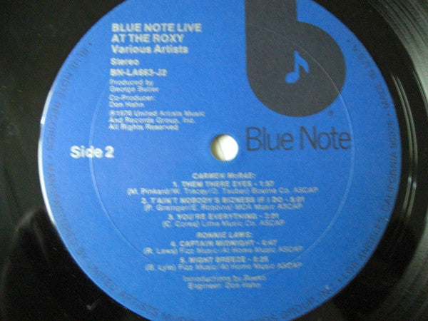 Blue Note Live At The Roxy