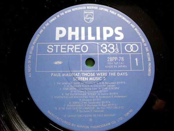 Those Were The Days - Screen Music 3