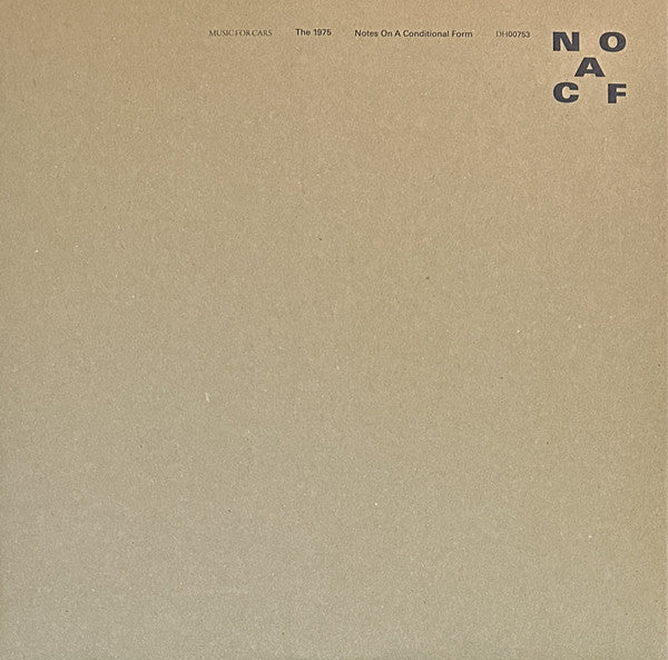 Release: Notes On A Conditional Form-Vinyl-Europe-2020-DH00753, 7765852, 00602577658549-15394438