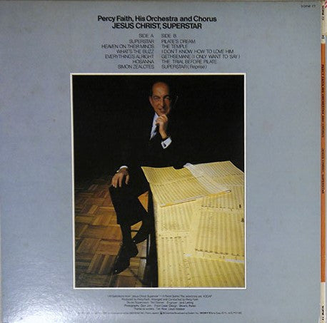 Master Release: Jesus Christ, Superstar by Percy Faith And His Orchestra And Chorus