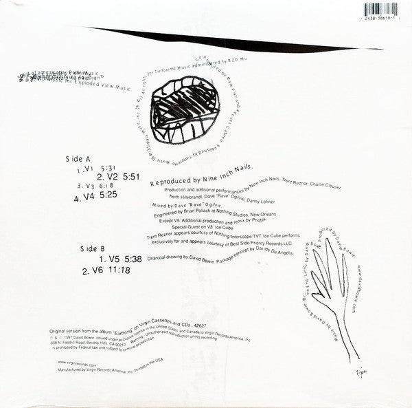 Release: I'm Afraid Of Americans-Vinyl-US-1997-Y-38618, 7243 8 38618 1-72634