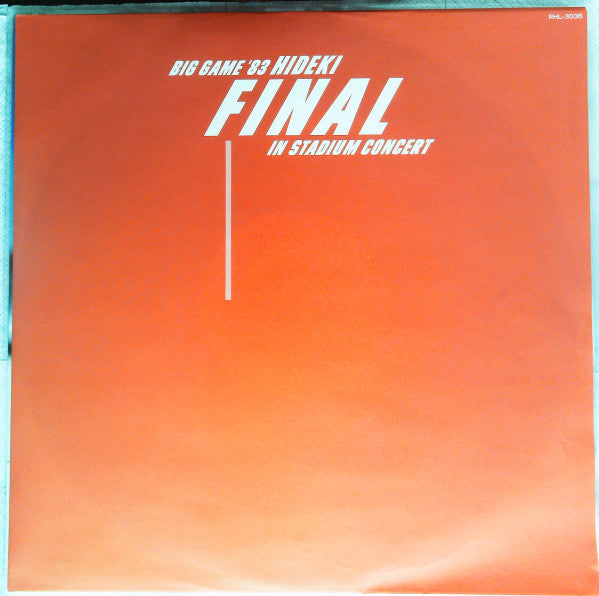 Big Game '83 Hideki Final In Stadium Concert