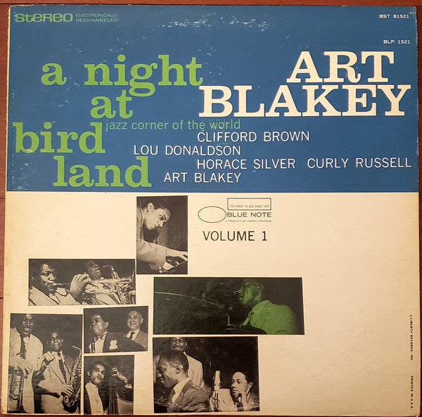 Release: A Night At Birdland, Volume 1-Vinyl-US-None-BLP 1521, BST-81521-14522590