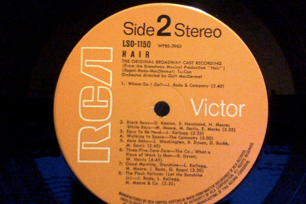 Hair - The American Tribal Love-Rock Musical (The Original Broadway Cast Recording)