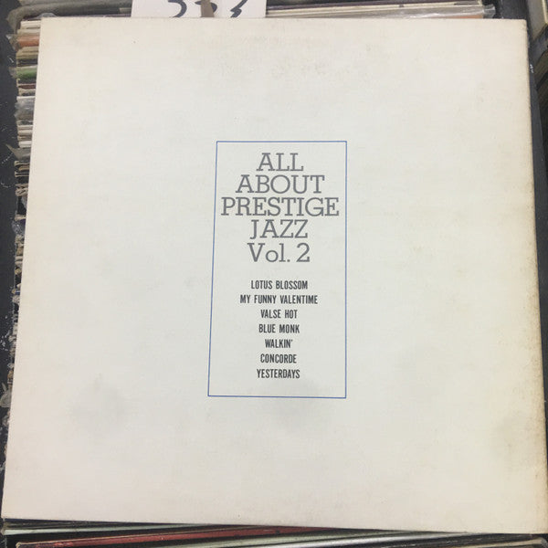 All About Prestige Jazz, Vol. 2