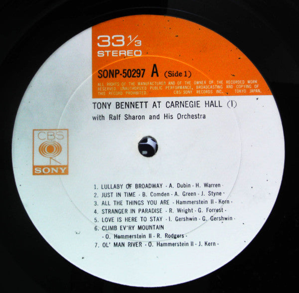 At Carnegie Hall Recorded Live June 9, 1962