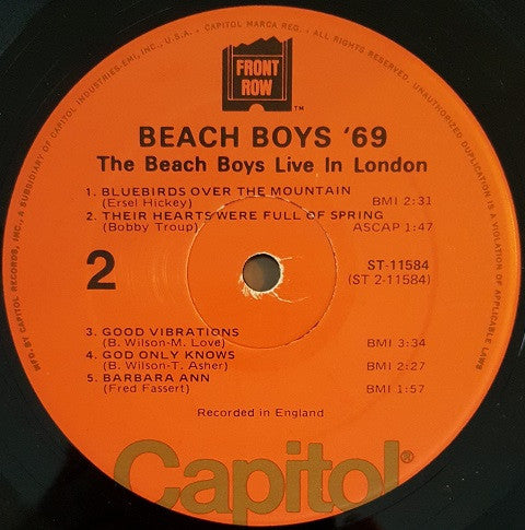 Beach Boys '69 (The Beach Boys Live In London)