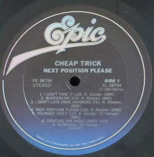 Release: Next Position Please-Vinyl-US-1983-FE 38794-11262878