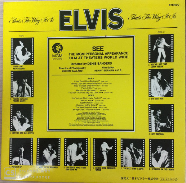 Release: Elvis - That's The Way It Is-Vinyl-Japan-1971-SX-61-14035305