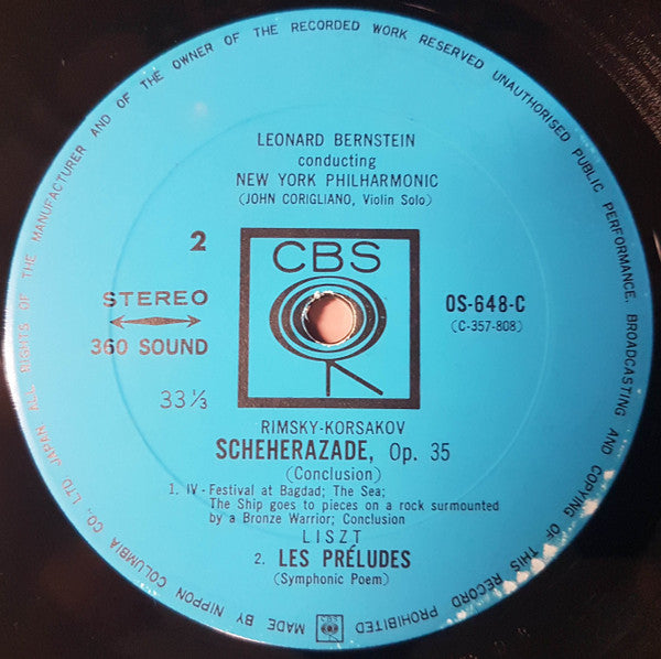 Scheherazade / Les Preludes