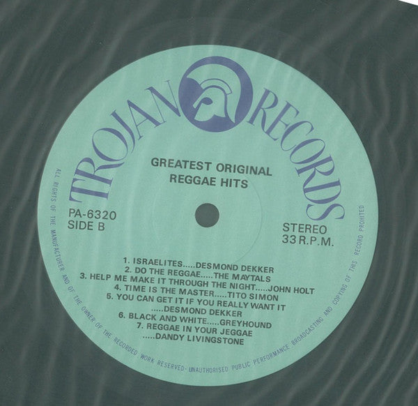 Trojan Greatest Original Reggae Hits