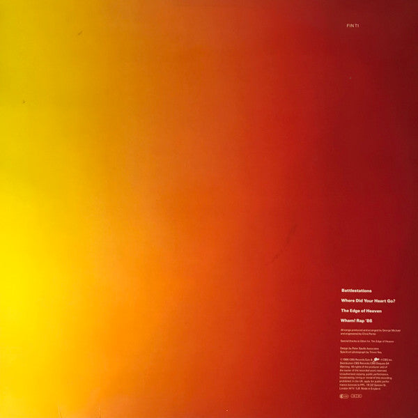 Release: The Edge Of Heaven-Vinyl-UK-1986-FIN T1, FINT 1-11089080