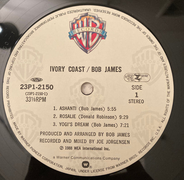 Release: Ivory Coast-Vinyl-Japan-1988-23P1-2150-18916858