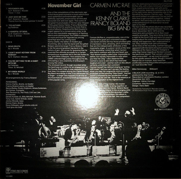 Release: November Girl-Vinyl-Japan-1976-PA-7143, PA-7143-11717161