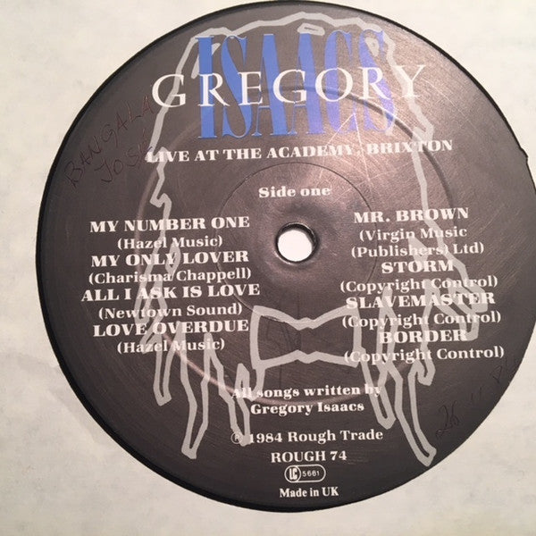 Master Release: Live At The Academy, Brixton by Gregory Isaacs