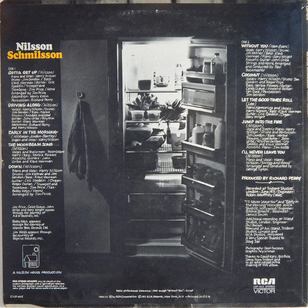 Release: Nilsson Schmilsson-Vinyl-US-1971-LSP-4515-11255474