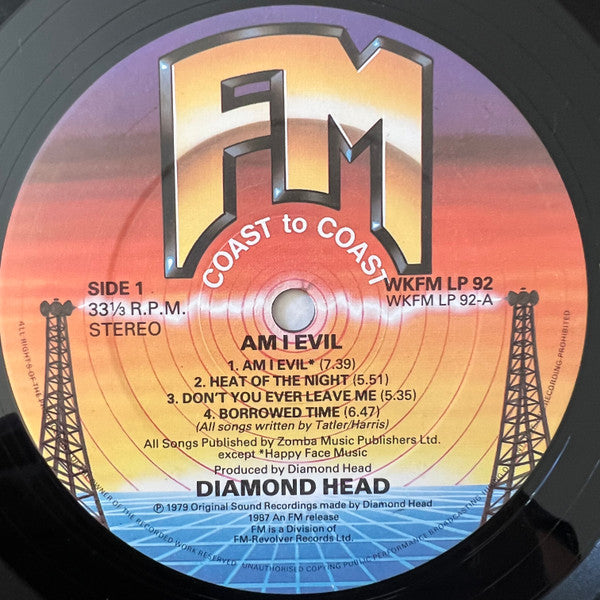 Release: Am I Evil-Vinyl-UK-1987-WKFM LP 92-24452498