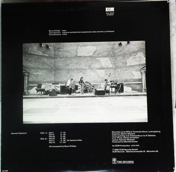 Master Release: Journal Violone II by Barre Phillips